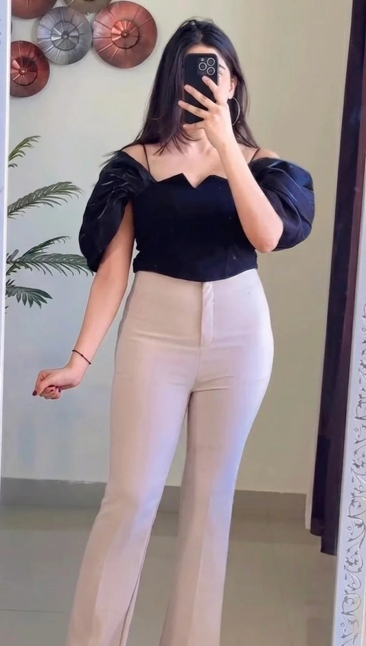 Scarlet Puff Corset Top