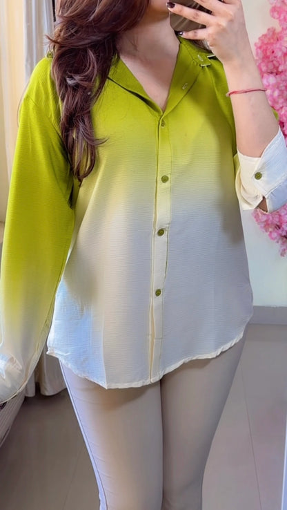 Lime Sorbet Ombre Shirt