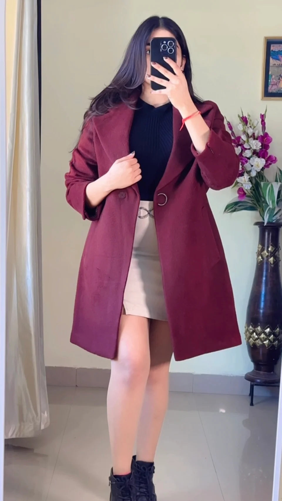 (Size-S to M)  Winter Coat- Wo191