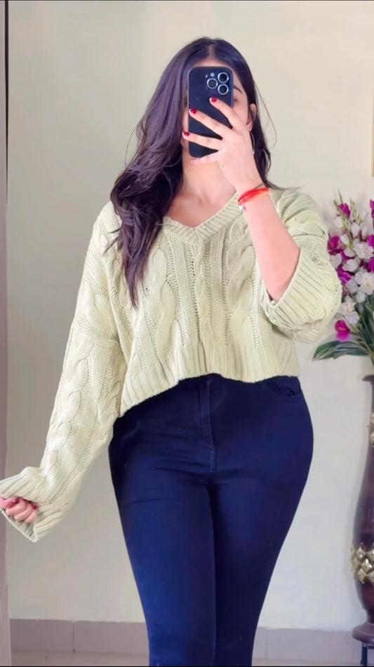 Size(XS to S) Crochet Sweater CO-135