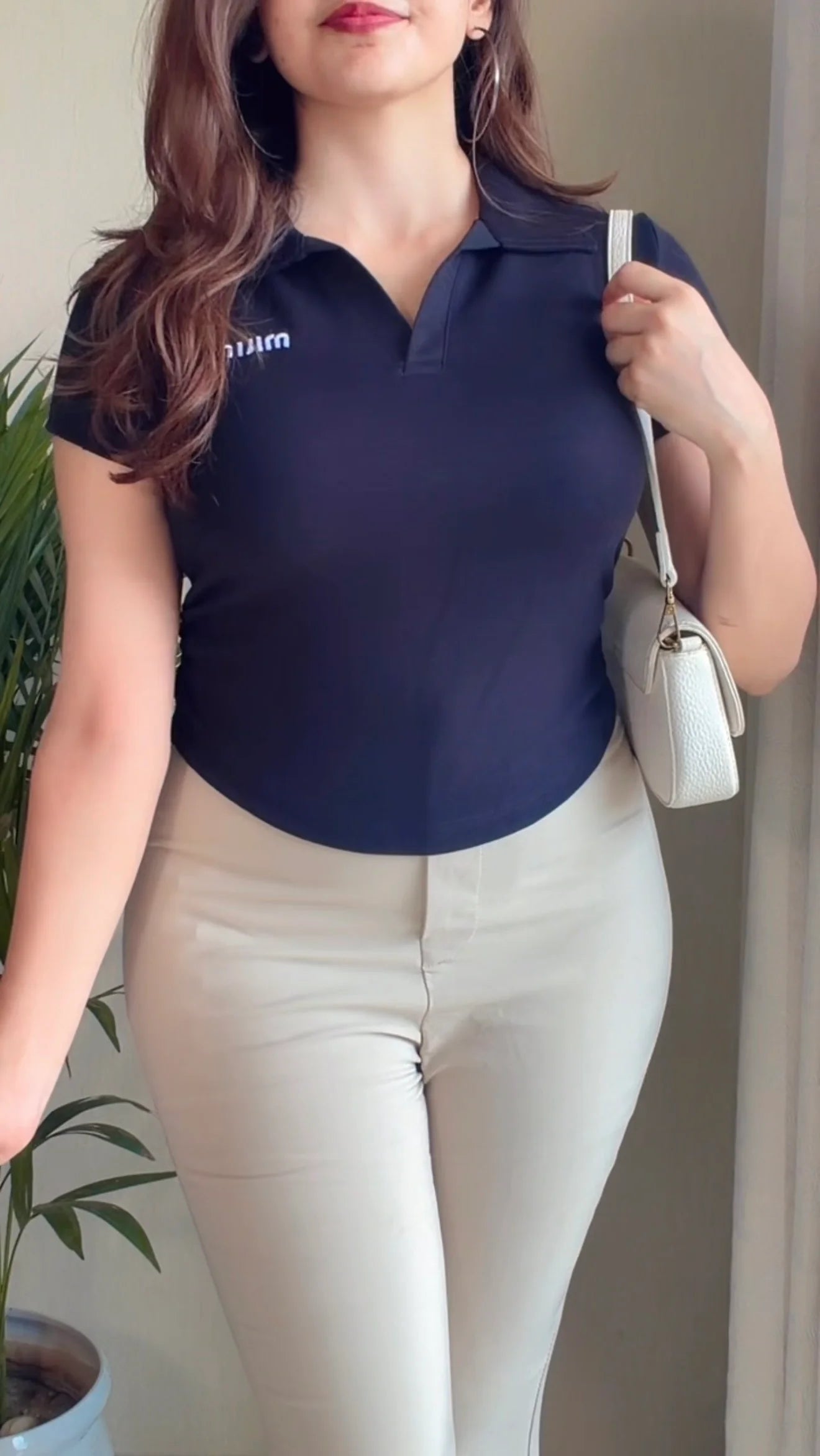 Classic Polo Neck Top