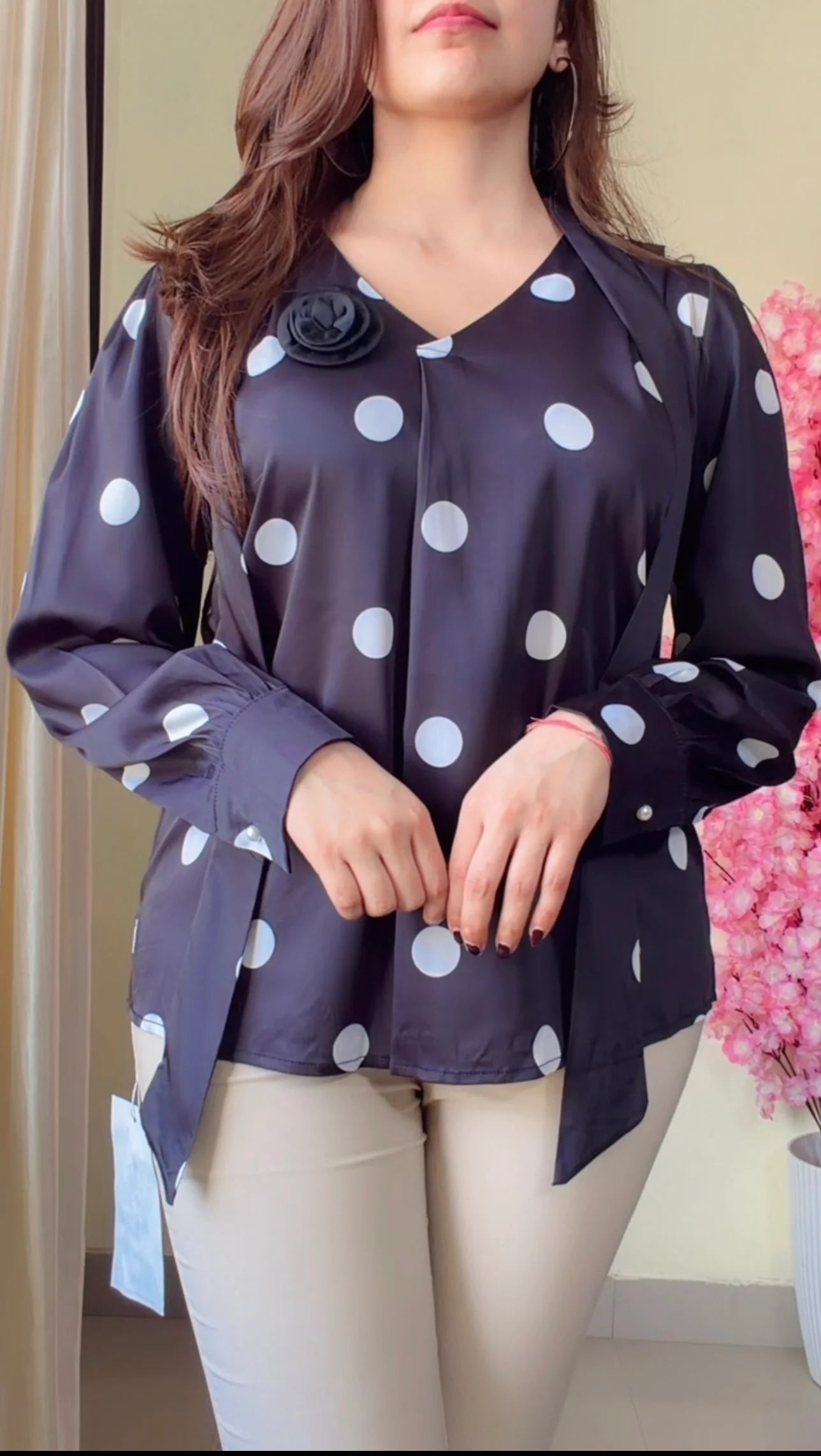 Polka  Pop Bow Premium Shirt