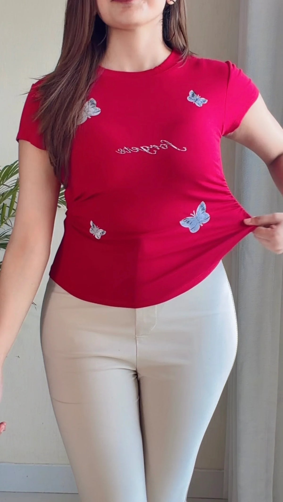 Dreamy Muse butterfly Padded Top