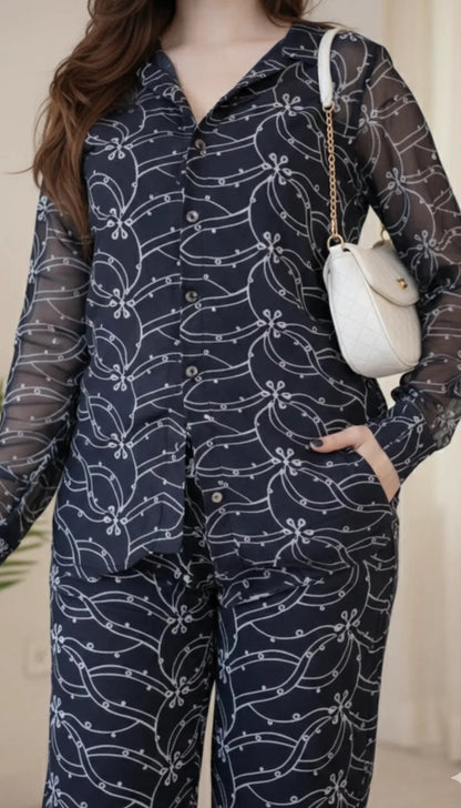 Premium Embroidery Co-Ord Set