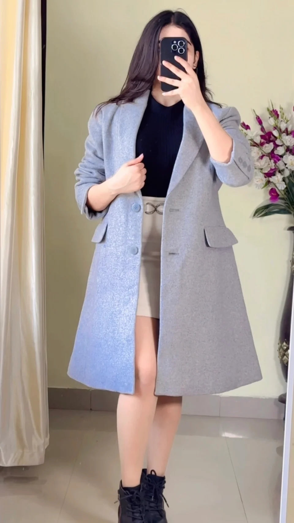 (L To Xl) Winter Coat Wo62