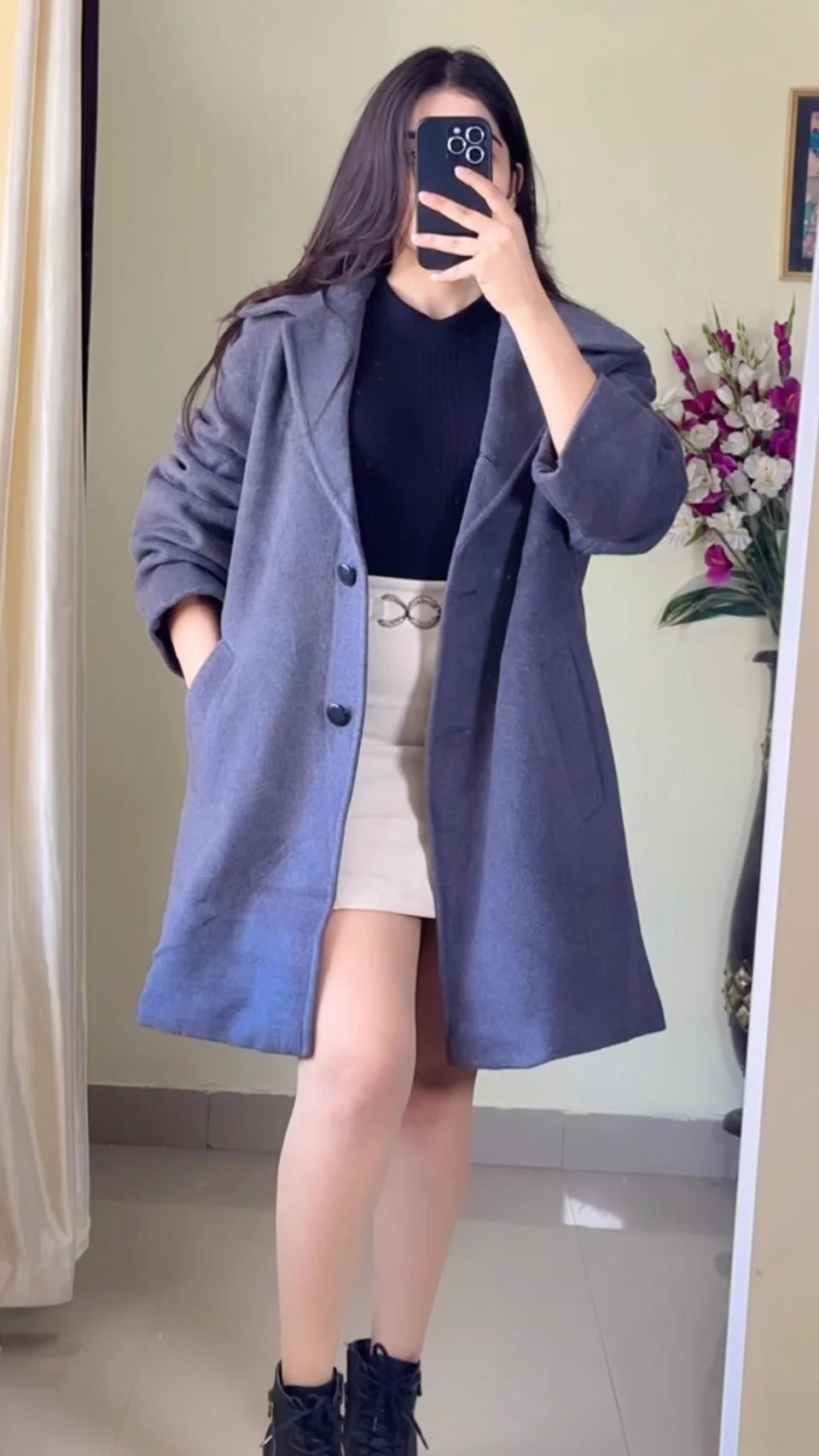 (L To Xl) Winter Coat Wo66