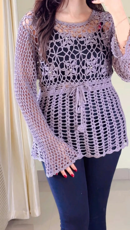 (Free Size) Crochet Top- (Cb38)