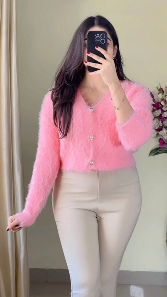 (S to M) Crochet Top- (Cb31)