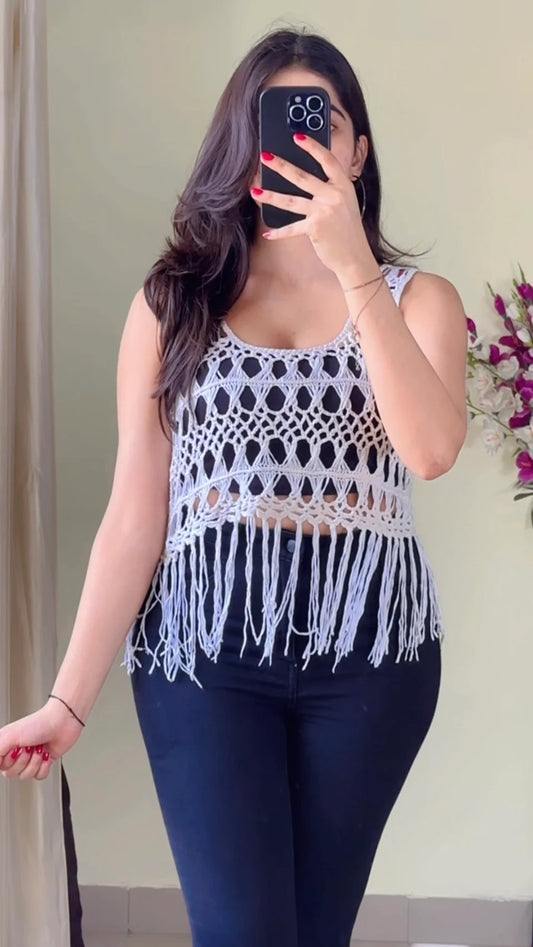 (Free Size) Crochet Top- (C-550)