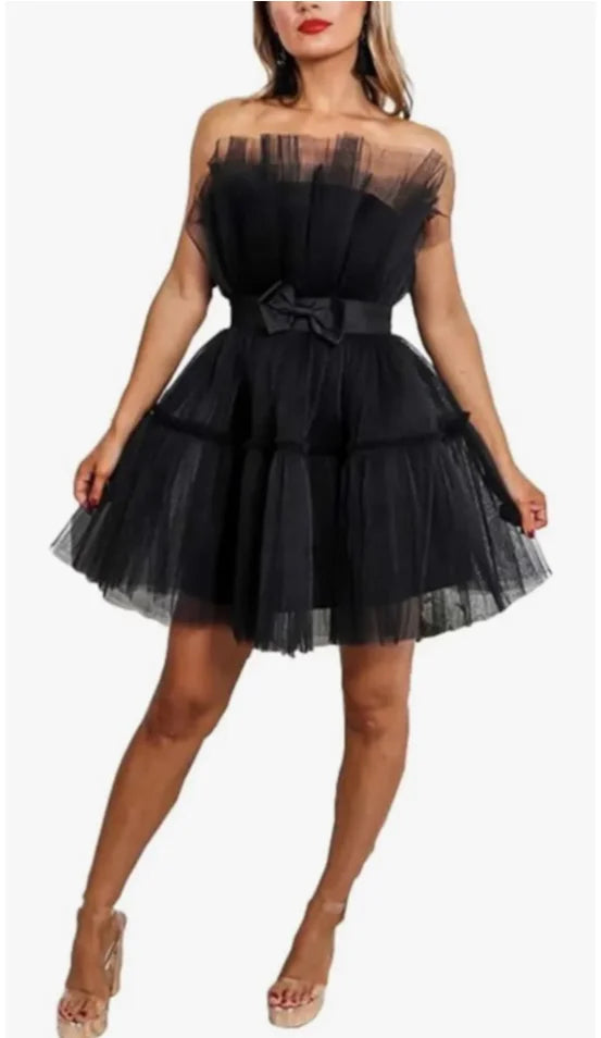 Black Birthday Dress- D619