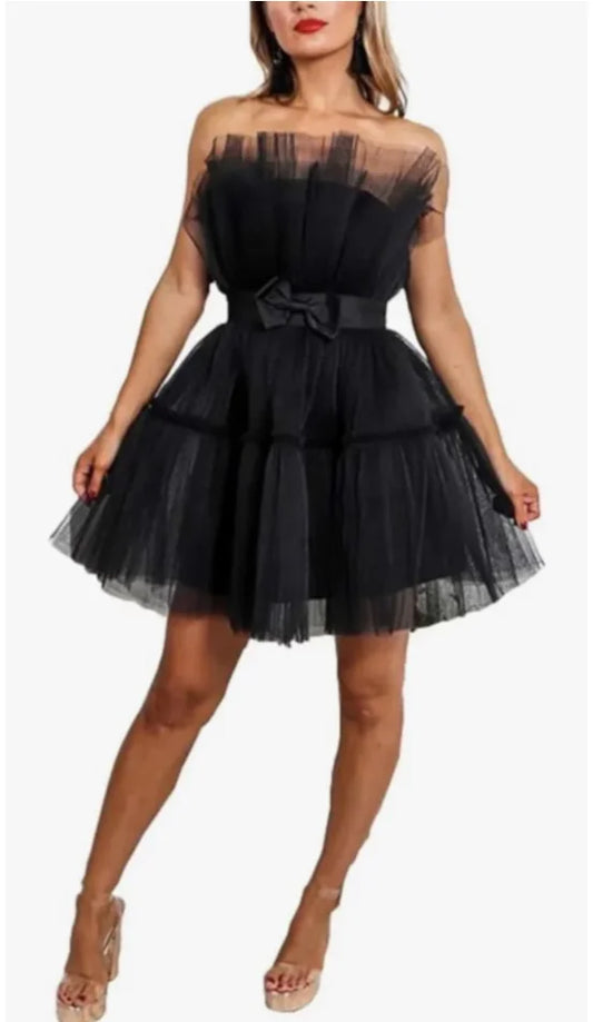 Black Birthday Dress- D619