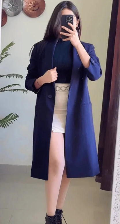 (S To M) Blue Trench Coat W210