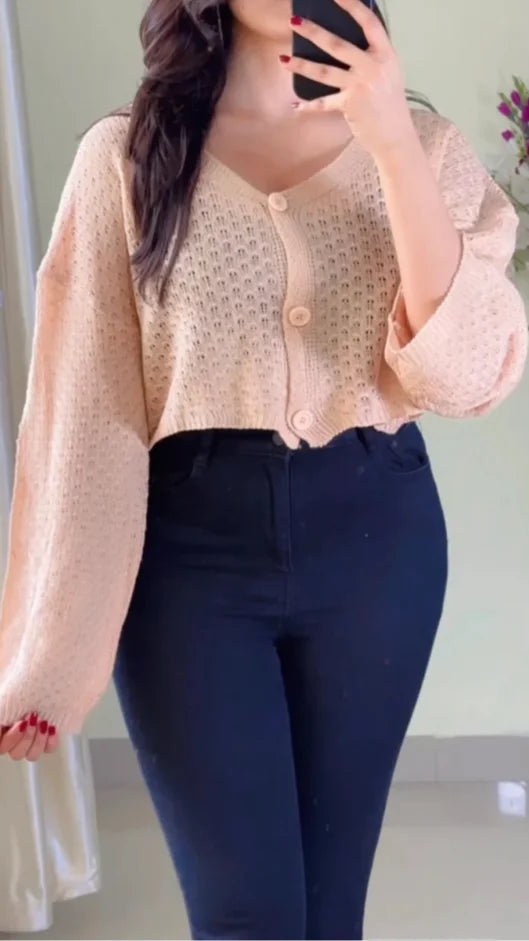 (S To M) Crochet Top- C443