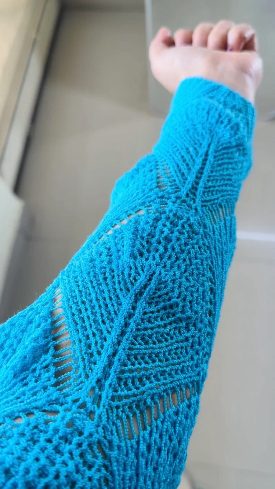 (Free Size Upto 40) Crochet Top- (Cb30)