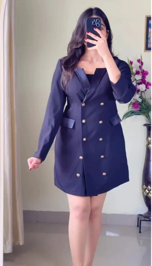 Black Blazer Dress – B10