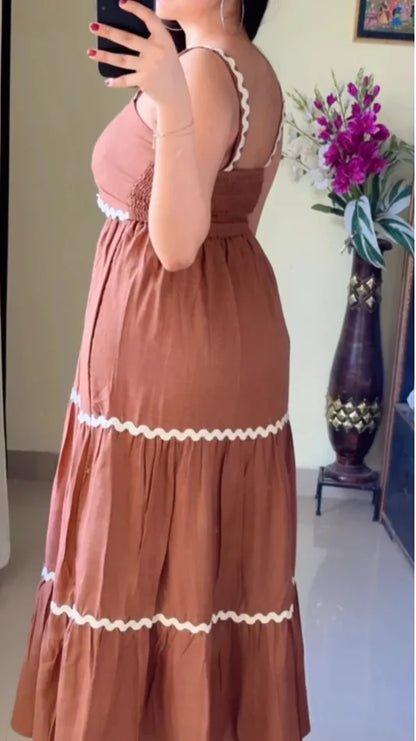 Brown Padded Co-Ord Set(PCD-33)