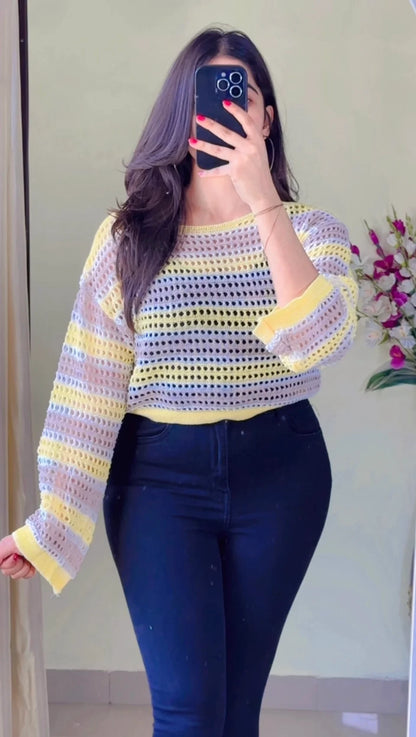 (Free Size) Crochet Top- (Ct-06)