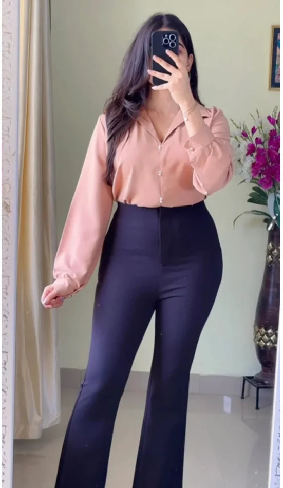 Peachy Brown High Quality Shirt (Wrinkle Free)-S26