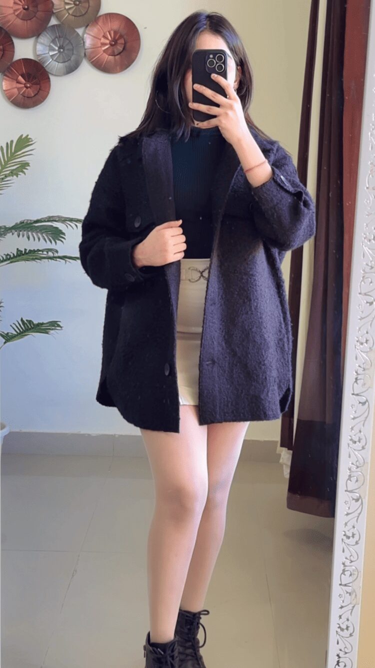 Black Winter Coat- W20