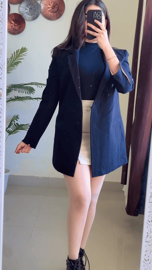 (S To M)Black Winter Coat- W24