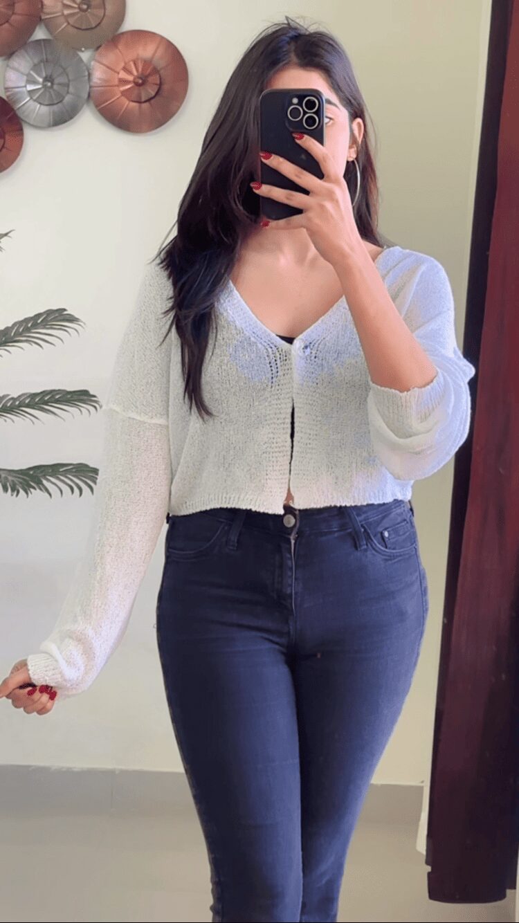 (Free Size) Crochet Top C755